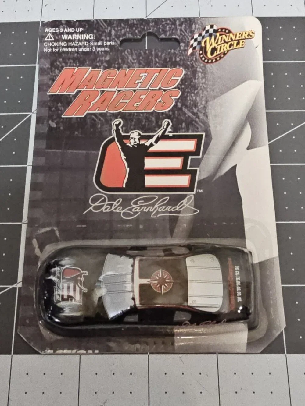 New Vintage Dale Earnhardt MAGNETIC RACER NASCAR Winners Circle ACTION Sealed